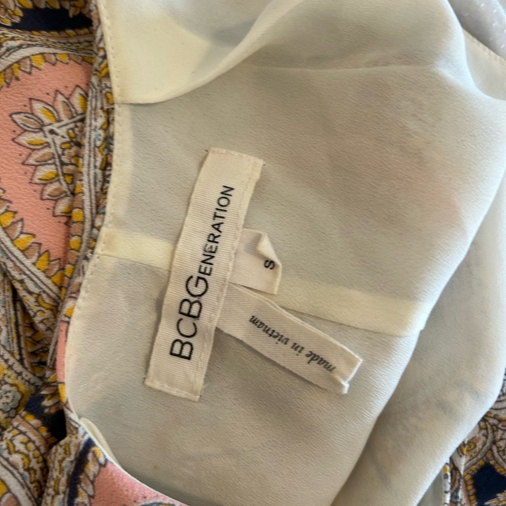 Bcbgeneration Low Back Spaghetti Strap Pasley Dre… - image 3